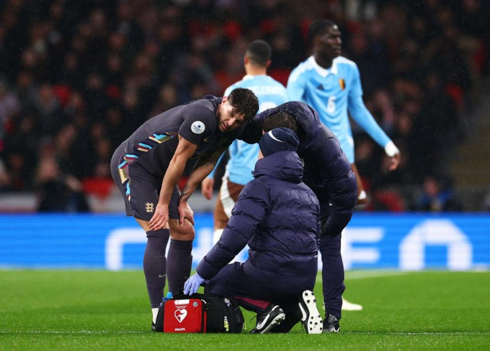 Stones started both games for England despite recently returning from injury (Getty Images)