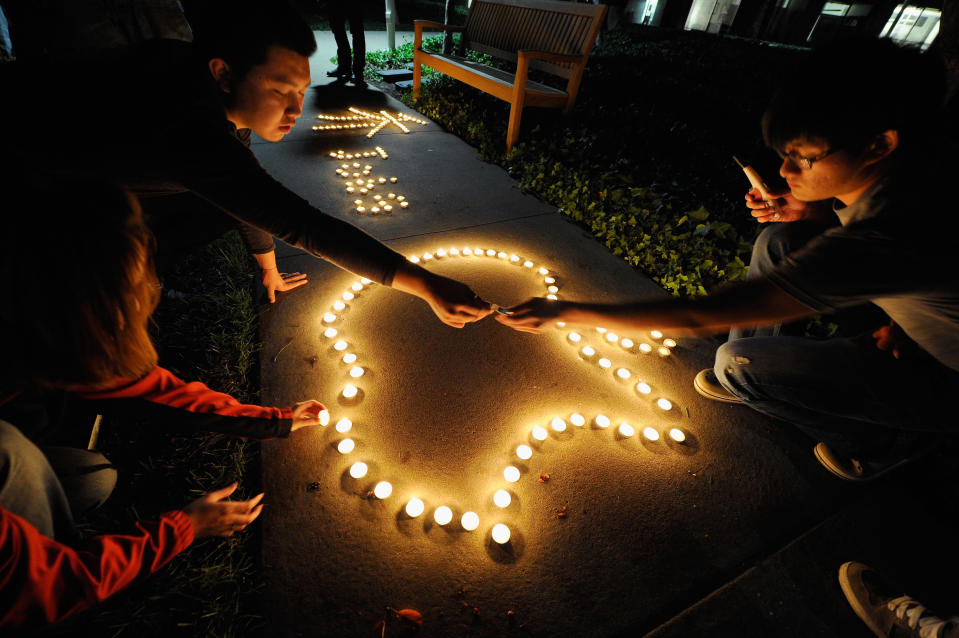 Steve Jobs memorial Kevork Djansezian Getty