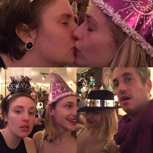 Lena Dunham and Jemima Kirke