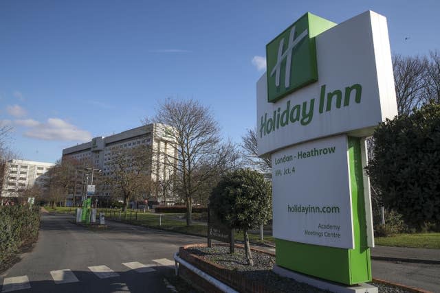 The Holiday Inn near Heathrow Airport