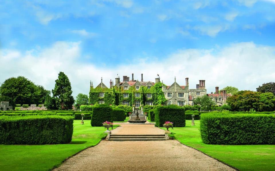 <p>This ivy-clad manor house set in 62 acres of outstanding Kent countryside is the epitome of romantic hotels.</p><p>The grand country pad is accessed by a long, winding drive and offers a blissful rural retreat while being just an hour's drive from London.</p><p>Owned by Champneys, it's a wellness destination where you can blend romance with pampering at the impressive onsite spa.</p><p>The manor rooms channel modern country interiors, while the two shepherd's huts with cosy wood-burning stoves make the perfect intimate bolthole.</p><p>Take mist-shrouded walks around the grounds and kick back with cream-topped scones in front of a crackling fire. Bliss.</p><p><a class="link " href="https://www.redescapes.com/offers/kent-ashford-eastwell-manor-hotel" rel="nofollow noopener" target="_blank" data-ylk="slk:READ OUR REVIEW">READ OUR REVIEW</a></p><p><a class="link " href="https://www.booking.com/hotel/gb/eastwellmanor.en-gb.html?aid=2070929&label=romantic-hotels-kent" rel="nofollow noopener" target="_blank" data-ylk="slk:BOOK A ROOM">BOOK A ROOM</a></p>