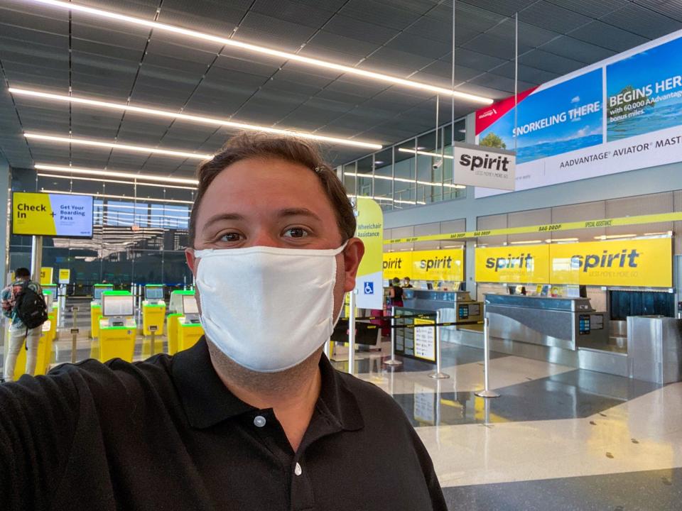 Flying on Spirit Airlines during pandemic