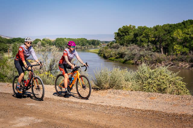 <p>Courtesy of Go Fruita</p> Gravel biking near Grand Junction, Colorado.