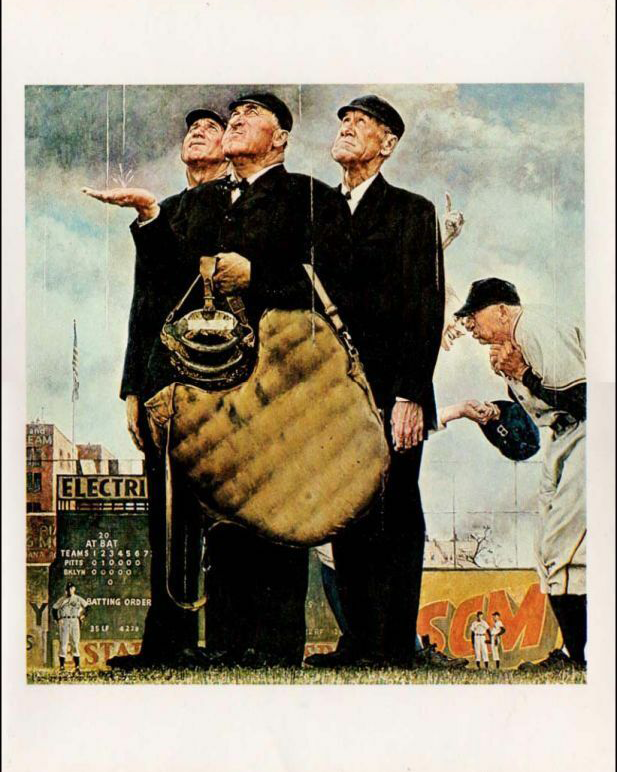 Norman Rockwell Baseball ‘Print’