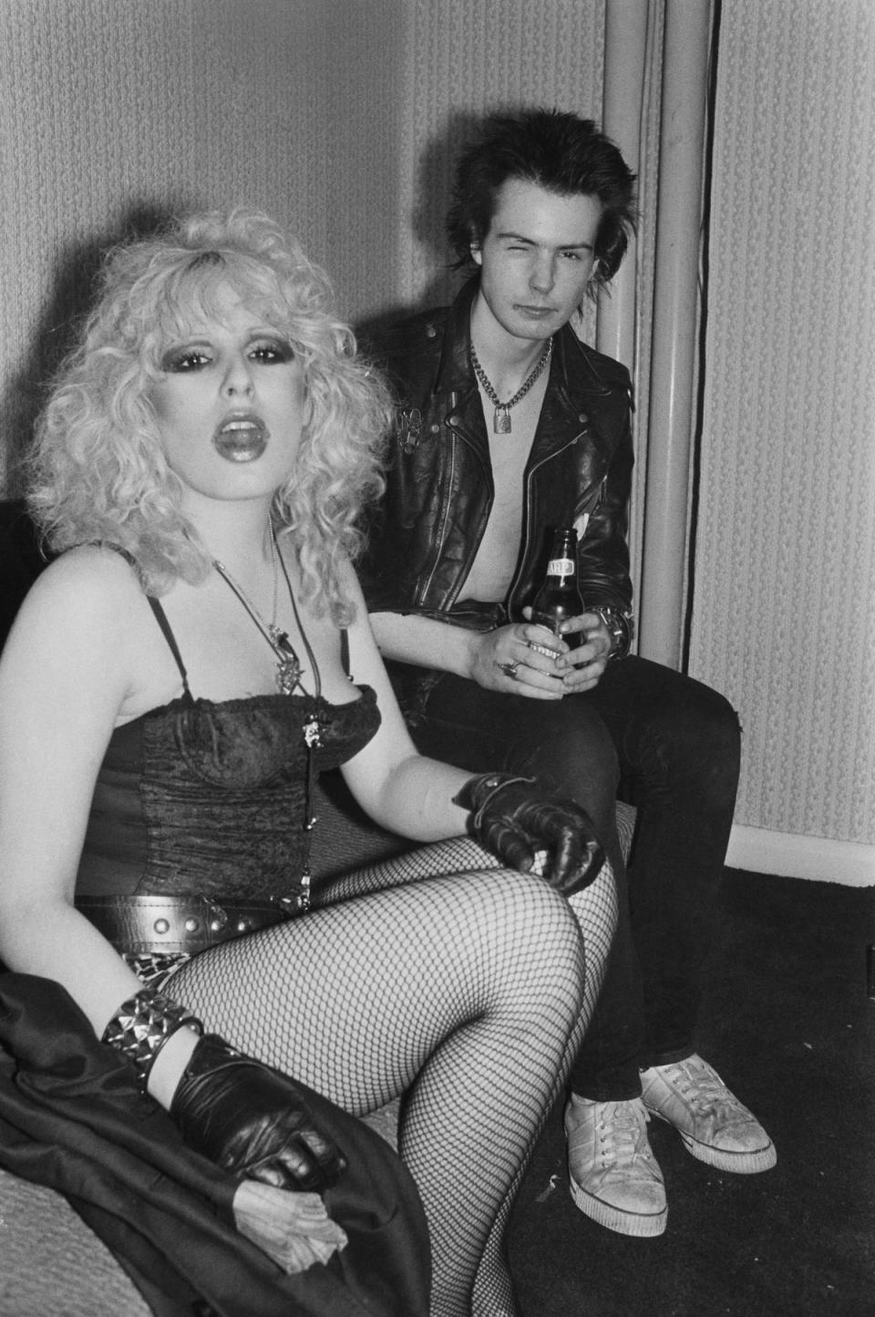 Sid Vicious later retracted his ‘confession’ admitting to murdering his girlfriend Nancy Spungen (Getty)