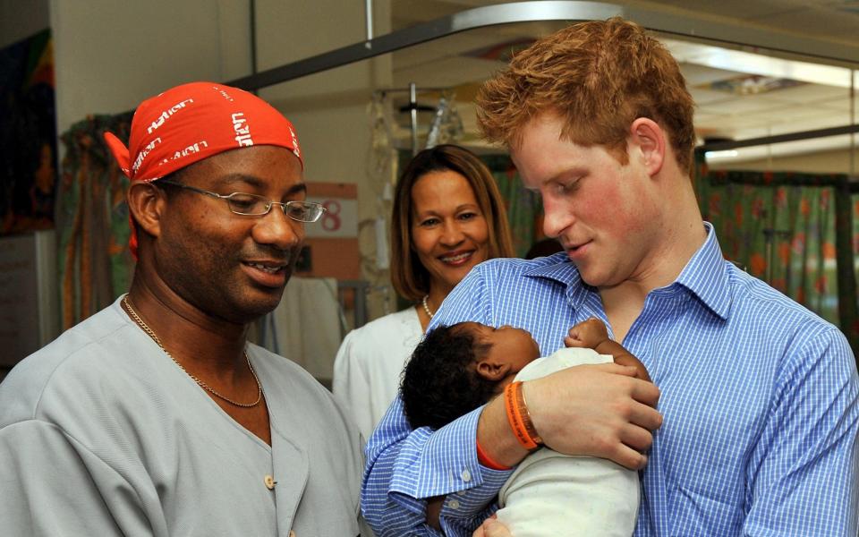 Prince Harry visits Barbados in 2010 - PA