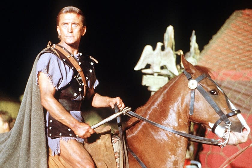 Kirk Douglas in "Spartacus."