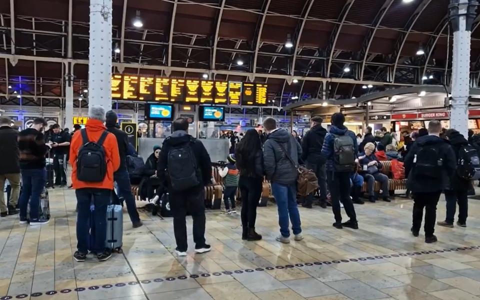 Passengers were stuck at Paddington after a failure of electricity supply last week