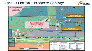 Casault Option - Property Geology