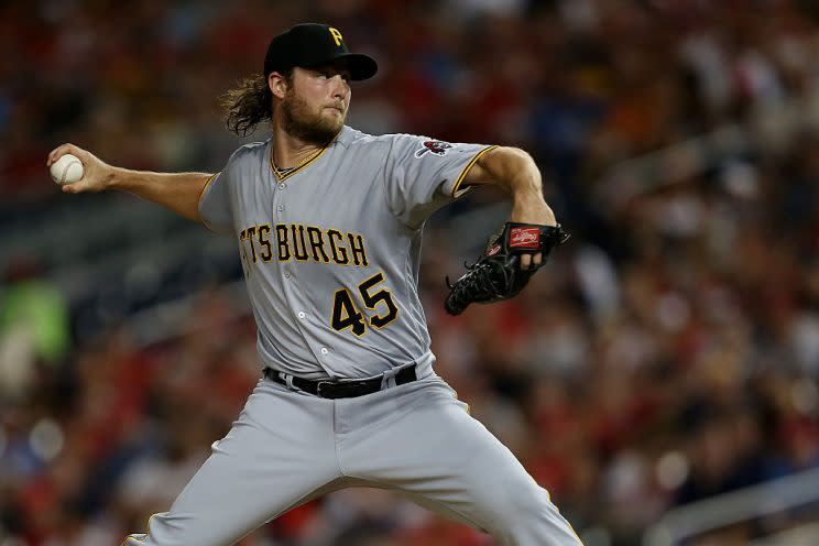 Gerrit Cole is the ace to use during Friday's DFS slate (Photo by Matt Hazlett/Getty Images)