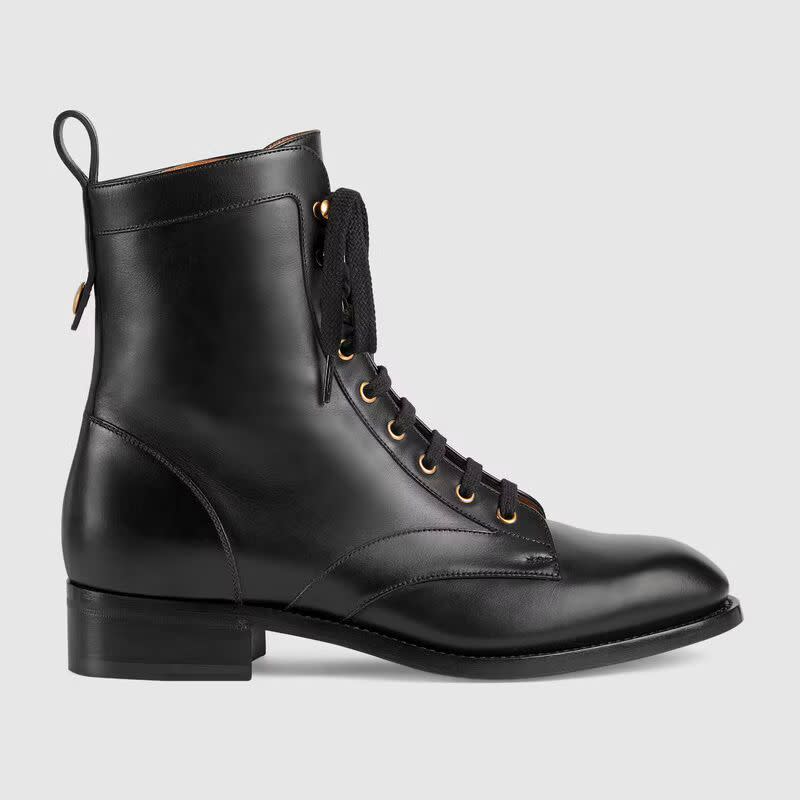 Gucci Men's Lace-up Ankle Boot