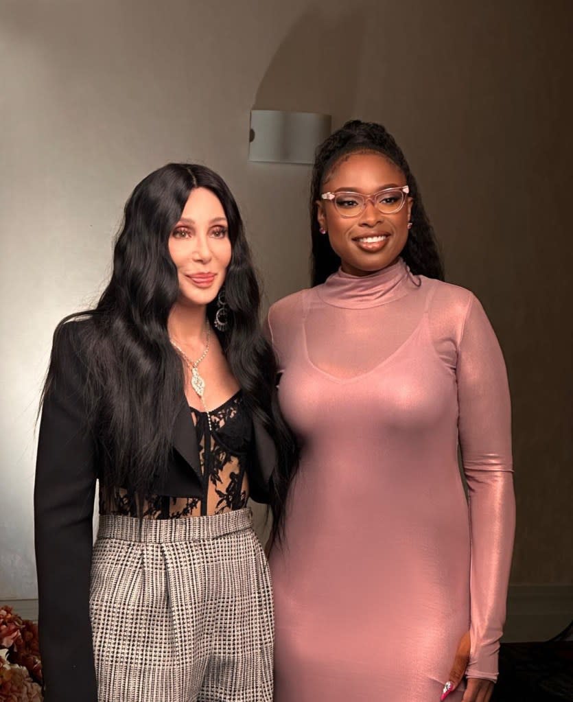 Cher (left) told Jennifer Hudson that men her age or older “were always terrified to approach me.” Warner Bros.