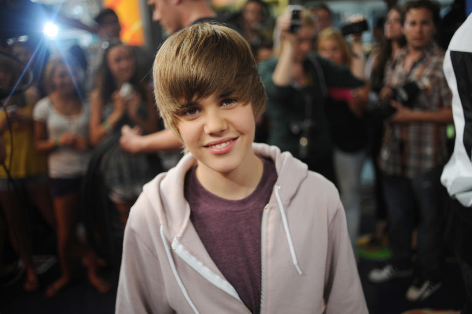 Toronto - August 7th, 2009: Justin Bieber poses at the Much Music Environment, August 7th, 2009. Bieber, a 15-year-old from Stratford, recently hit it big after singing on YouTube. (Ian Willms/Toronto Star)