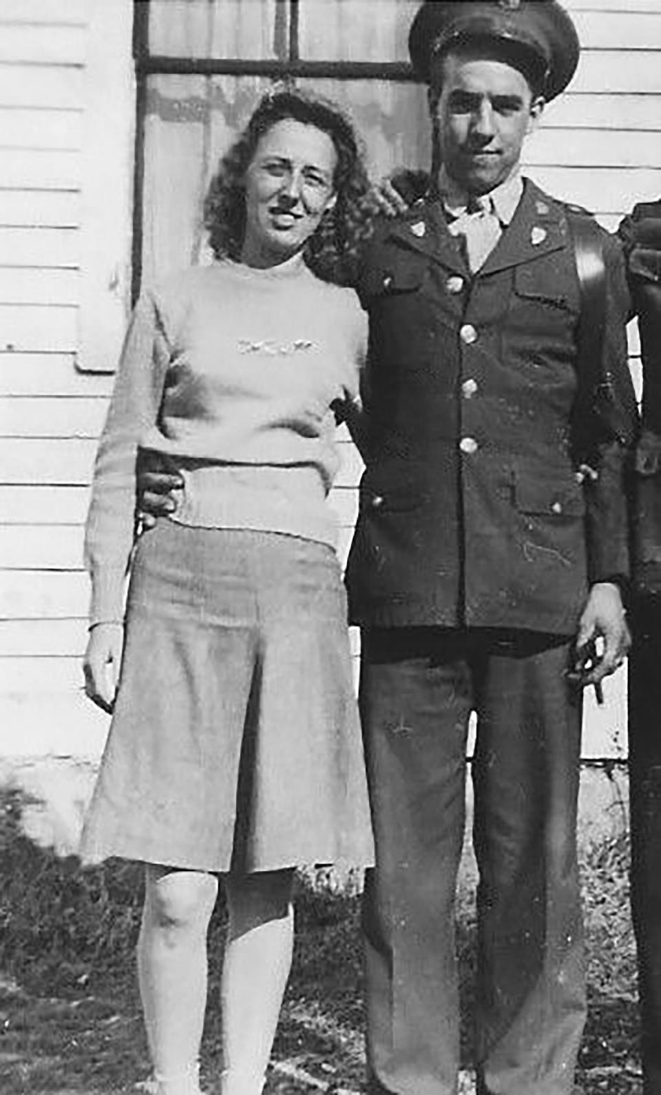 Sgt. Donald Hebert and his wife, Dorothy.