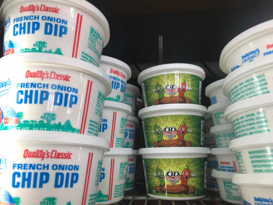 Quality Dairy is our own chain of convenience stores founded in 1936, currently with about 30 stores across Greater Lansing. An item that many Lansingites crave is their French onion chip dip, with a winning recipe that is around 50 years old.