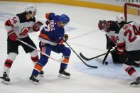 NHL: New Jersey Devils at New York Islanders