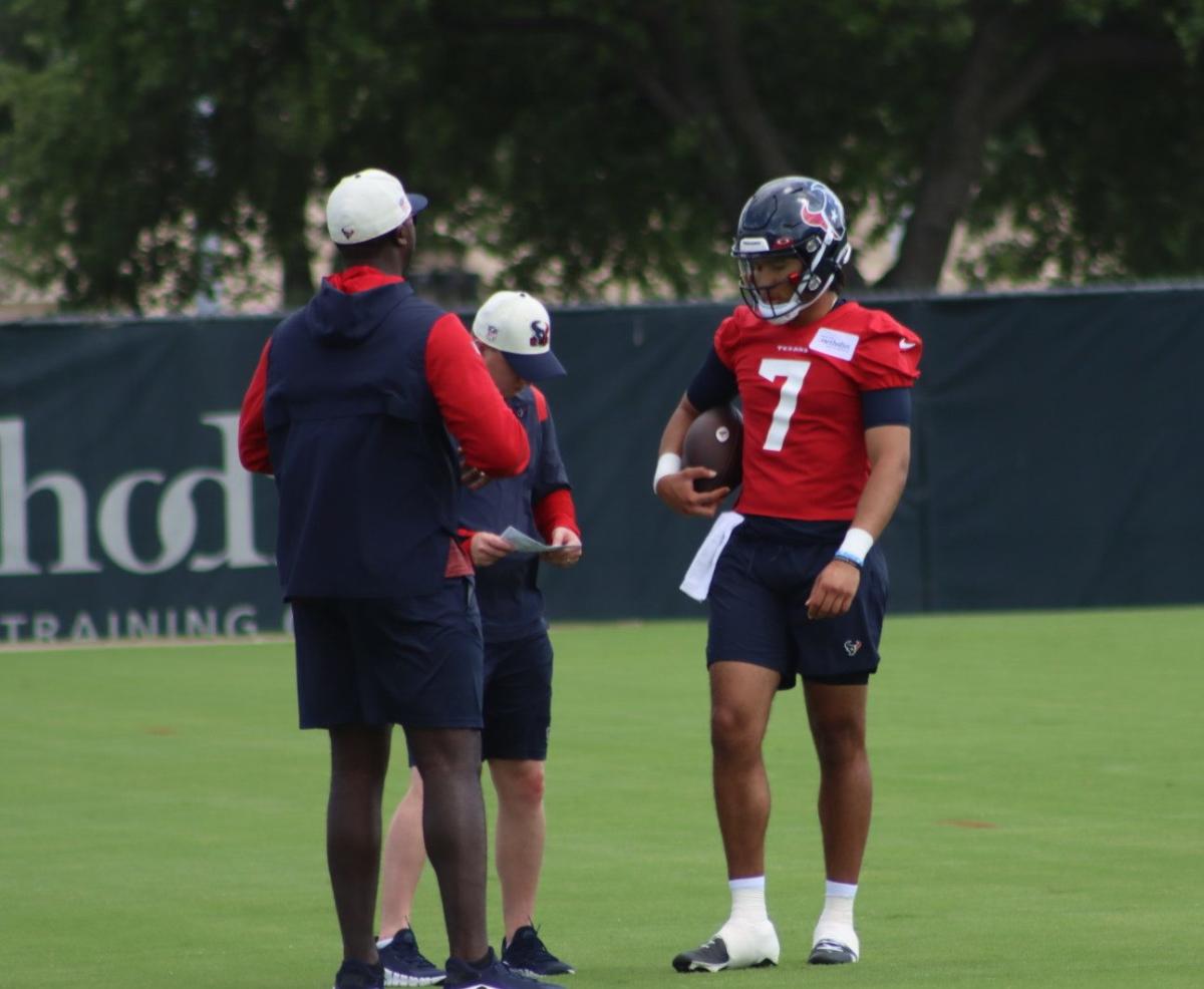 Rookie QB C.J. Stroud has an excellent command of the Houston