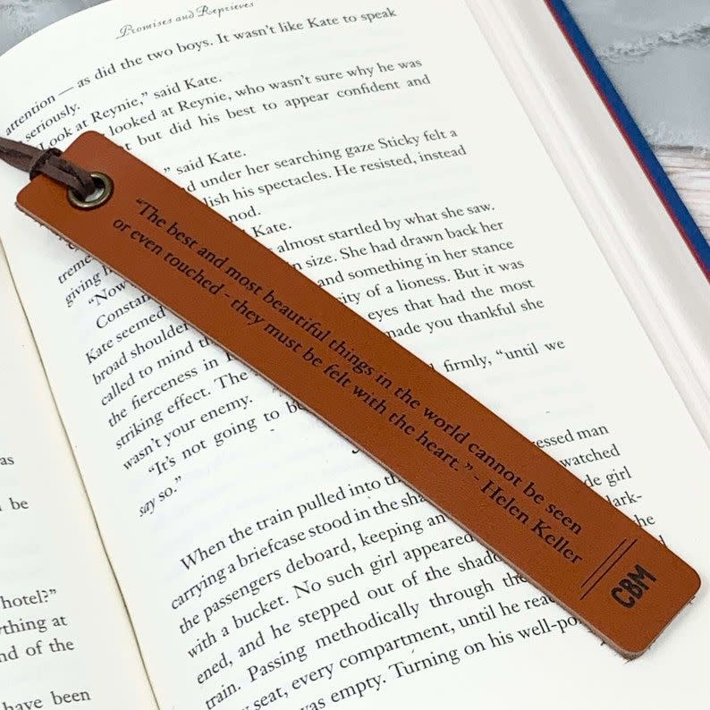 9) Custom Quote Bookmark