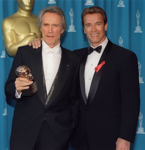 &lt;p&gt;DAN GROSHONG/AFP via Getty&lt;/p&gt; Clint Eastwood and Arnold Schwarzenegger in 1995