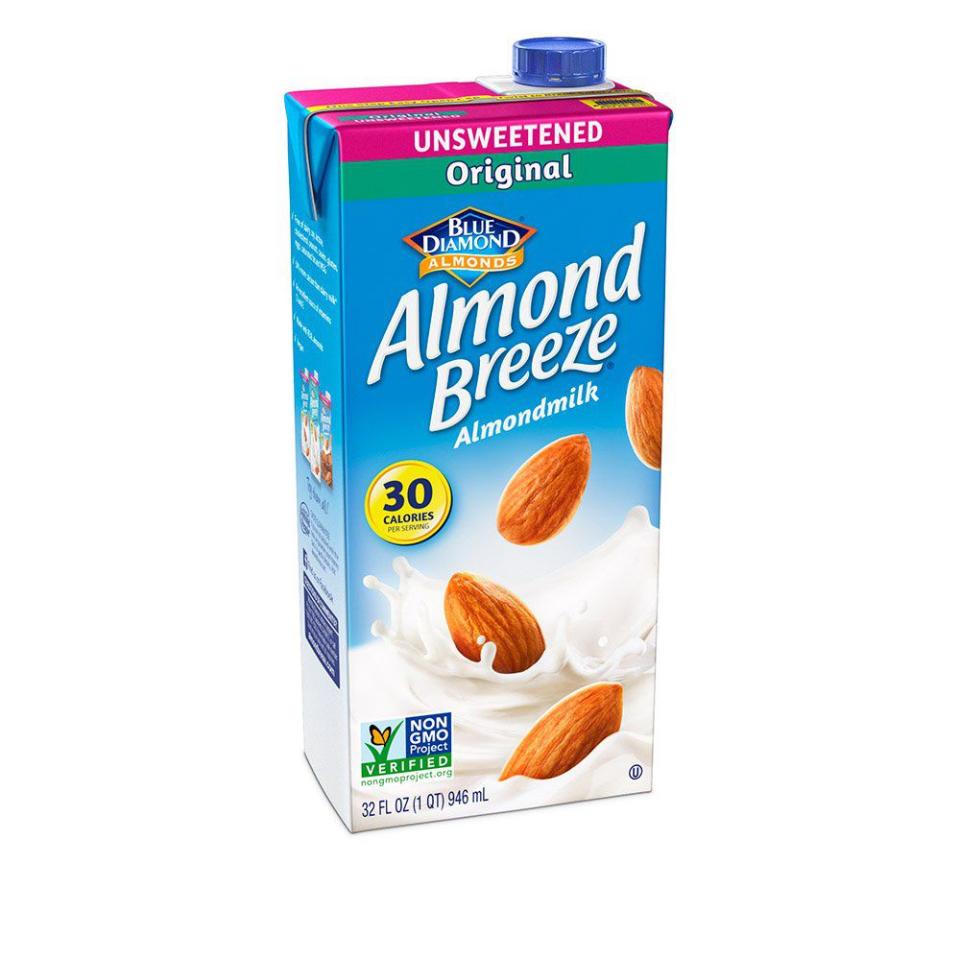 Blue Diamond Almond Breeze Unsweetened Original Almondmilk