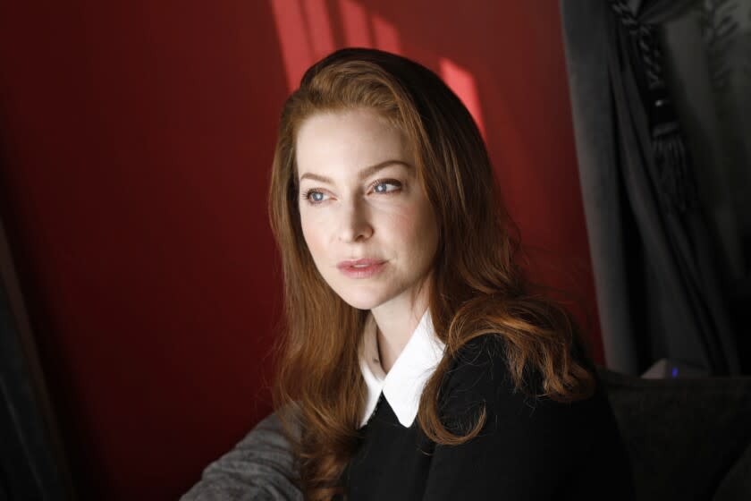 Los Angeles, California-Oct. 29, 2021-Actress Esme Bianco starred in &quot;Game of Thrones.&quot; Photographed at her home on Oct. 29, 2021. Bianco is one of more than a dozen women who have come forward to claim goth-rock singer Marilyn Manson assaulted them over decades of alleged violence and misconduct. (Carolyn Cole / Los Angeles Times)
