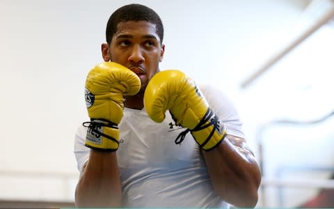 Joshua in training - Credit: Getty Images