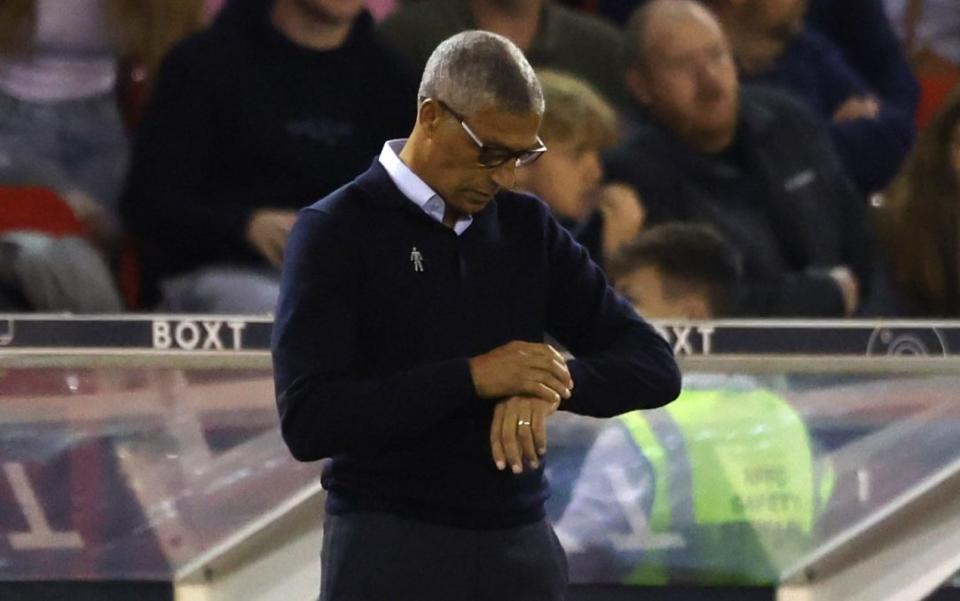 Time is up for Hughton after defeat to Middlesbrough on Wednesday night - Getty Images