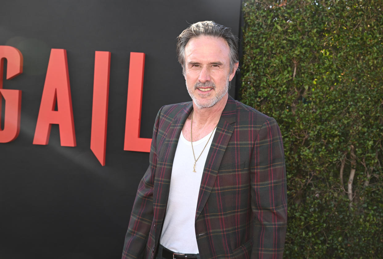David Arquette at the Los Angeles premiere of "Abigail" held at Regency Village Theatre on April 17, 2024 in Los Angeles, California.