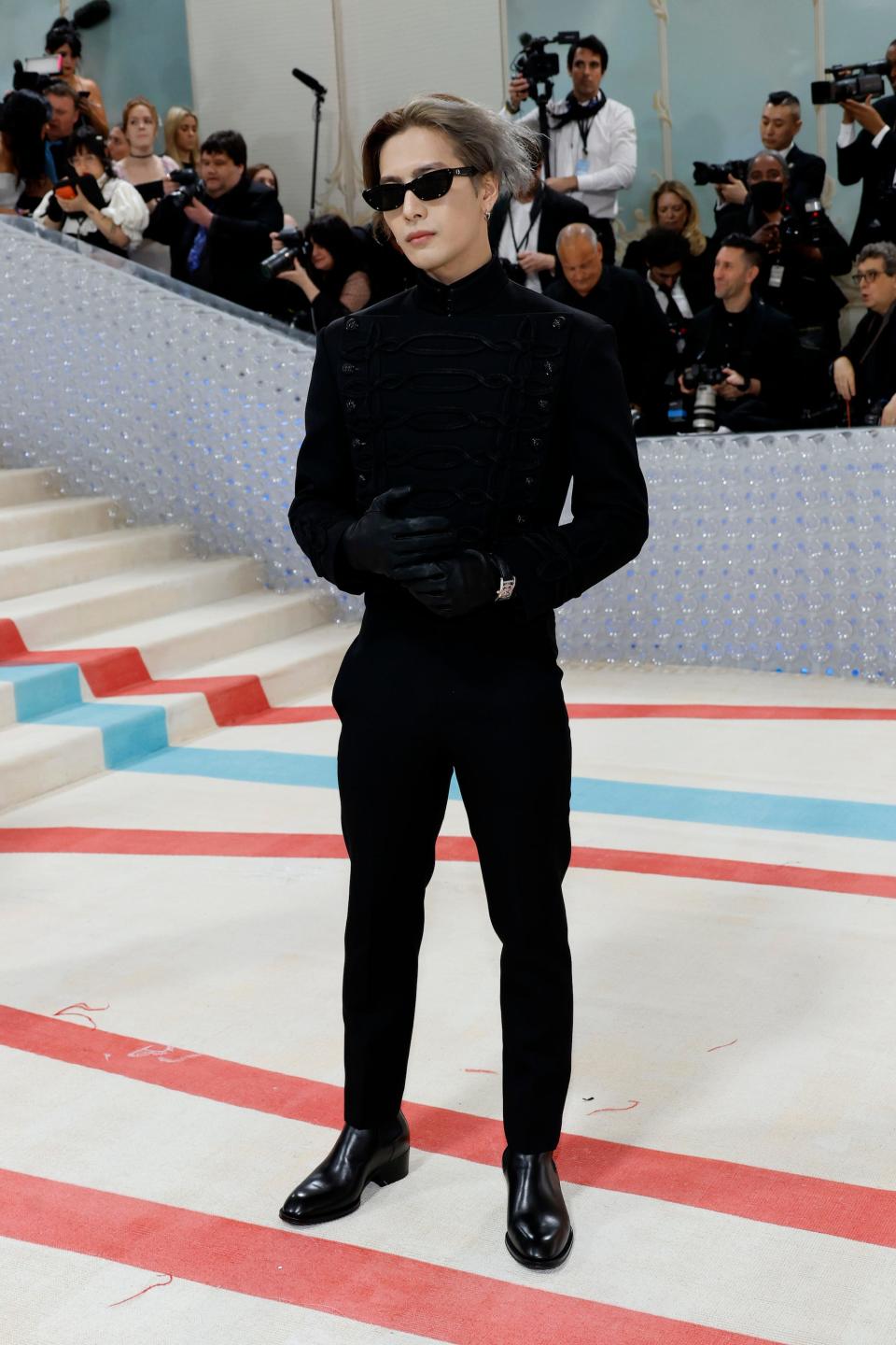 Jackson Wang attends the 2023 Met Gala.