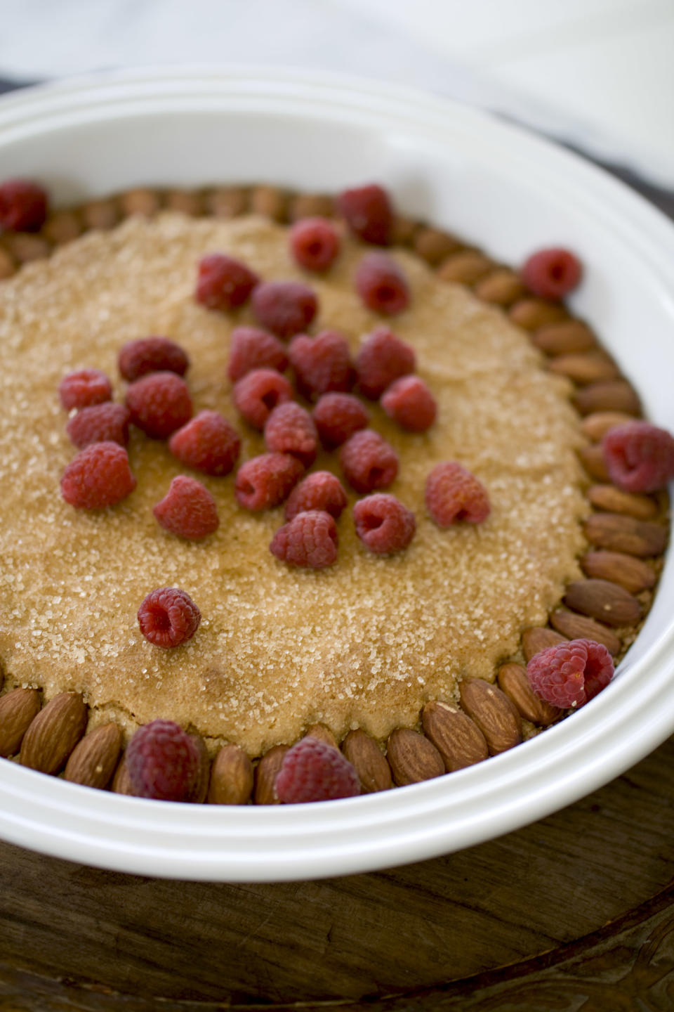 This Sept. 8, 2013 photo shows a citrus spice almond butter torte in Concord, N.H. (AP Photo/Matthew Mead)