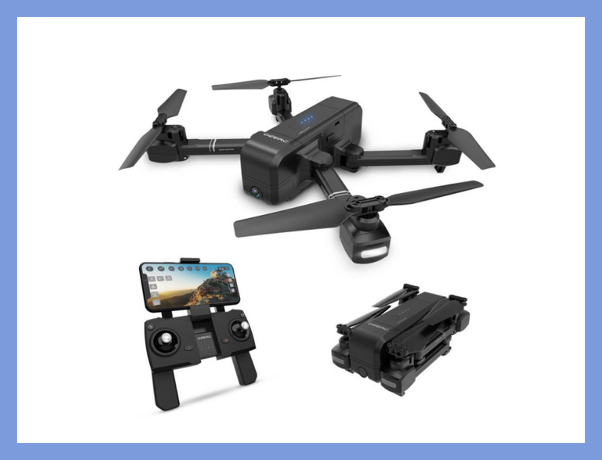 DEERC-DE25 Foldable Drone Camera. (Photo: Newegg)