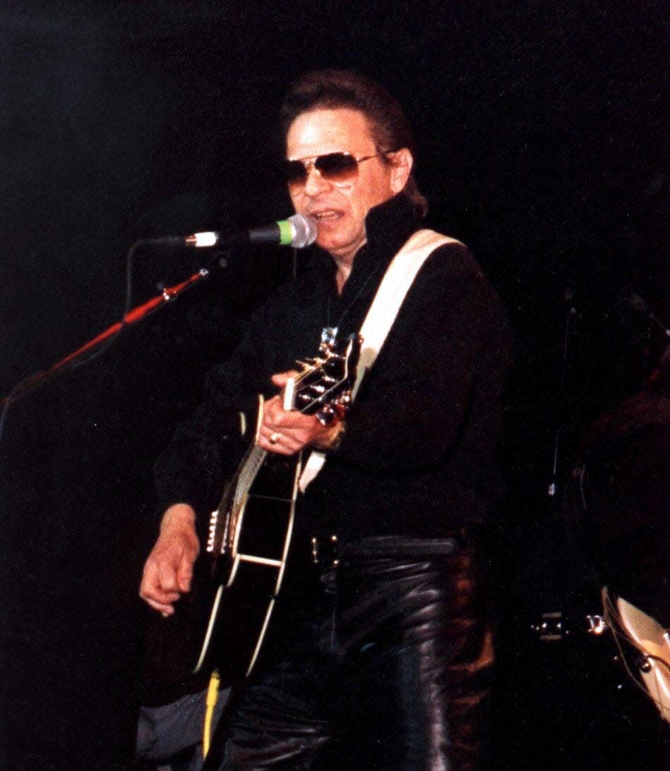 Michigan rock 'n' roll musician Johnny Powers, pictured in the early 2000s, continued to perform late into life.