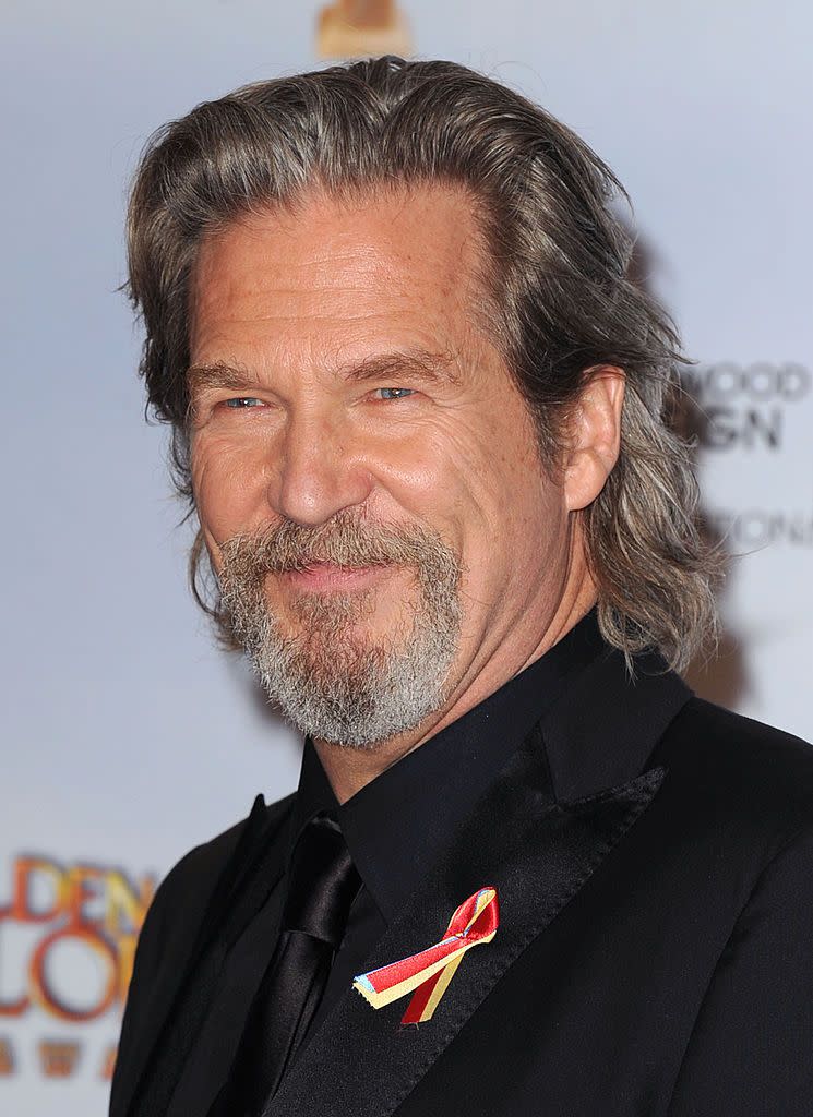 With Beard: Jeff Bridges