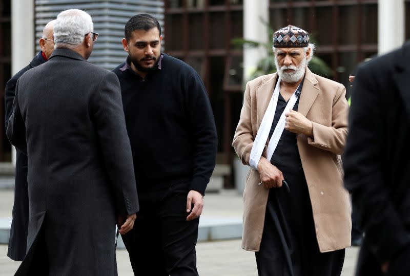 Muezzin Rafat is seen at the London Central Mosque in London