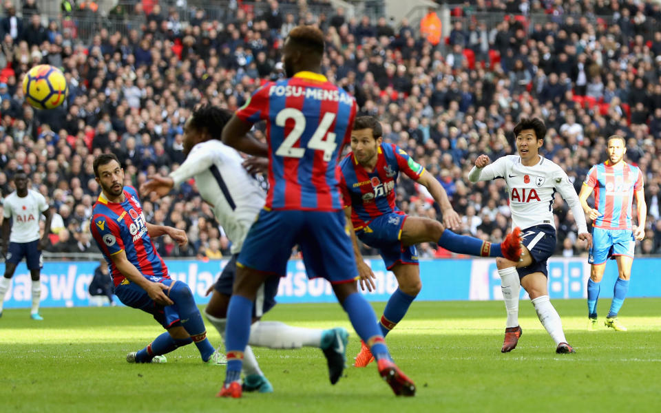 A weak clearance from Cabaye was pounced upon by Son to take all three points