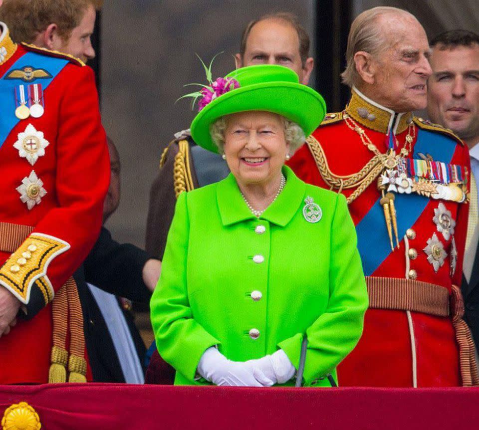 The Queen at her 90th birthday celebrations. Photo: Getty Images.