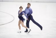 <p>Jayne Torvill and Christopher Dean made ice dancing popular with their flawless performance to Ravel’s “Bolero.” Their performance was given a perfect-10 score from every judge, which clinched the gold medal for the duo. (Getty) </p>