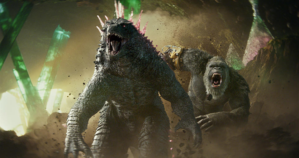 Godzilla and Kong in <em>Godzilla x Kong: The New Empire</em>