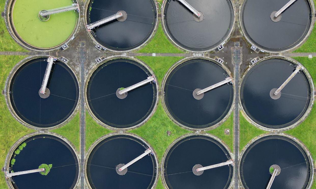 <span>By law, every wastewater treatment works must treat a minimum amount of sewage as stipulated in their environmental permits.</span><span>Photograph: Toby Melville/Reuters</span>