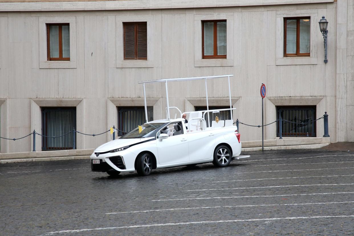 Toyota Mirai Popemobile