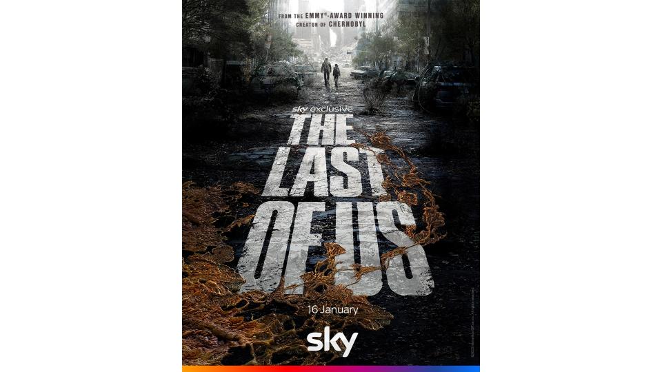 The Last of Us date announcement artwork. (Sky/HBO)