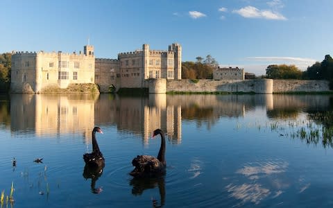 Leeds Castle, Kent, was once used by Henry VIII and his first wife Catherine of Aragon. - Credit: William Bray