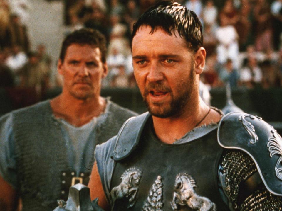 Russell Crowe en ‘Gladiator’ (Dreamworks/Universal/Kobal/Shutterstock)