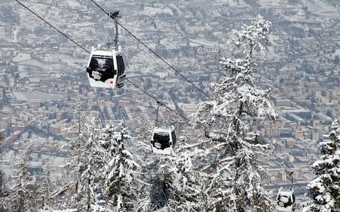 A 20-minute gondola ride is all that separates Aosta's historic Roman town centre from the ski slopes of Pila - Credit: VALLE D'AOSTA/ENRICO ROMANZI