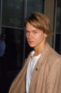 American actor River Phoenix (1970 - 1993) at press conference, September 23, 1988. (Photo by Darlene Hammond/Getty Images)