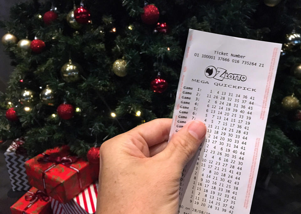 A Queensland man has had a life-changing Christmas, after he won a $10million Oz Lotto prize. Source: Supplied/The Lott