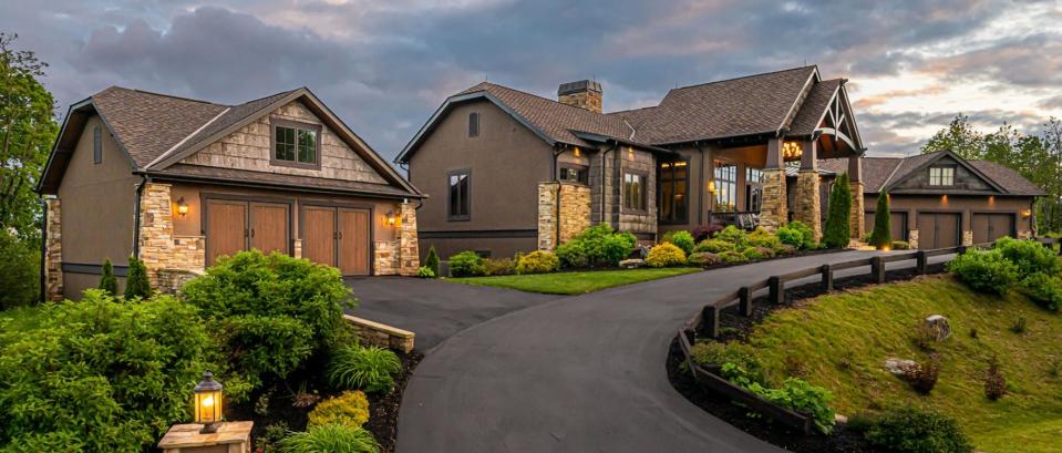 This home at 24 Snow Ridge Drive, Hendersonville, is listed at $3.99 million.