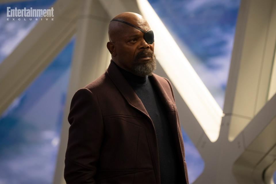 Samuel L. Jackson as Nick Fury in 'The Marvels'