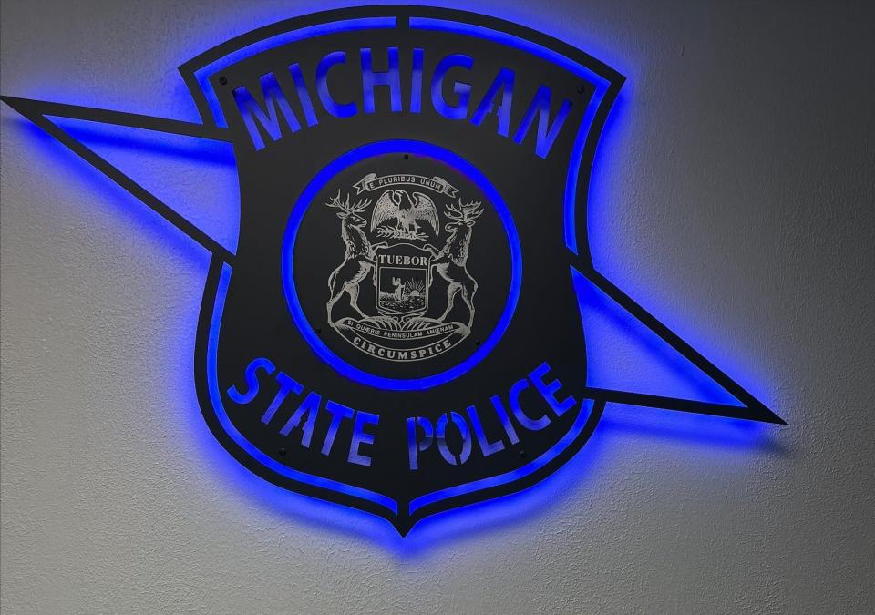 The Michigan State Police arrested a Chester Township man on numerous firearms charges on April 14.