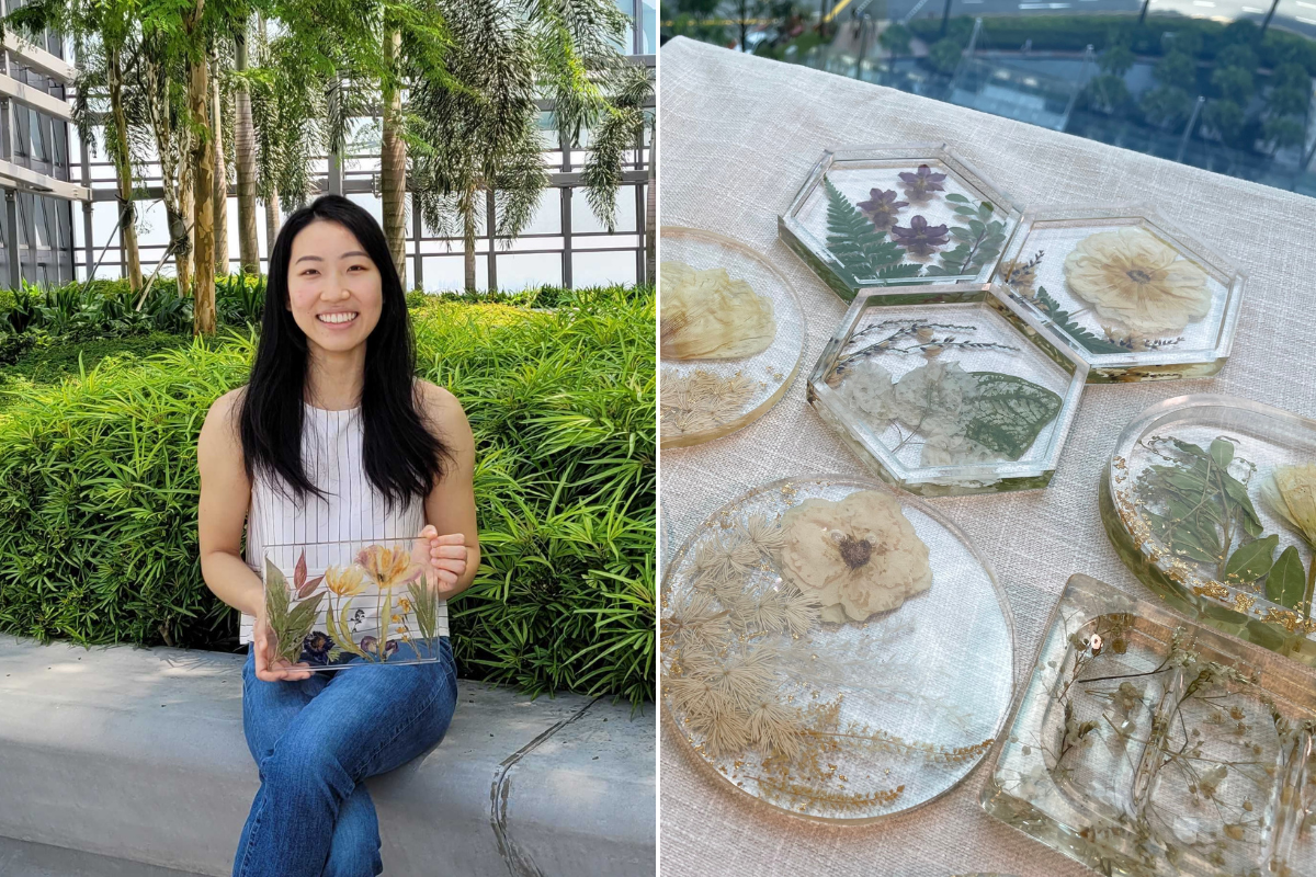 Resin products by Janice Lim, founder of The Summer Alcove. (PHOTOS: Yahoo Singapore/Elizabeth Tong and Wan Ting Koh)